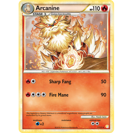 Arcanine (Reverse Holo)