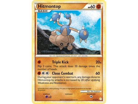 Hitmontop (Reverse Holo)