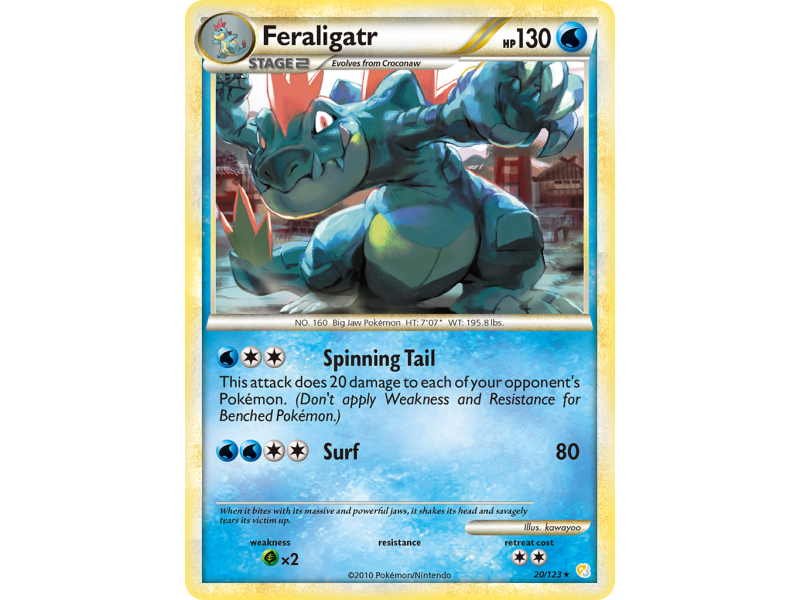 Feraligatr (Reverse Holo)