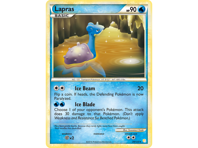 Lapras (Reverse Holo)