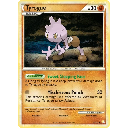 Tyrogue (Reverse Holo)