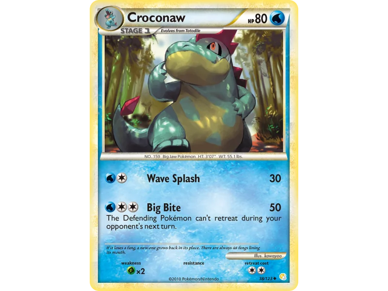 Croconaw (Reverse Holo)