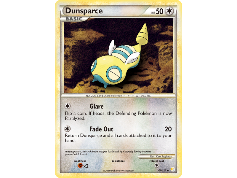 Dunsparce (Reverse Holo)