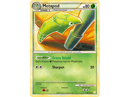 Metapod (Reverse Holo)
