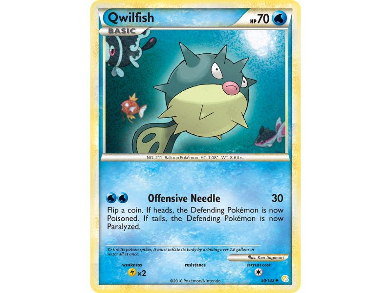 Qwilfish (Reverse Holo)