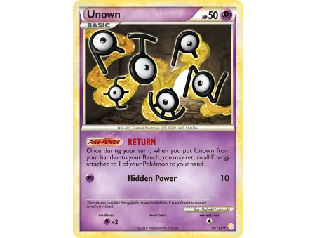 Unown (Reverse Holo)