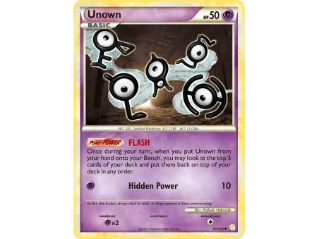 Unown (Reverse Holo)