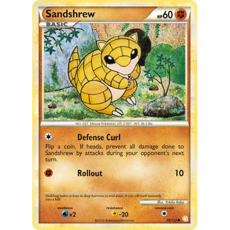 Sandshrew (Reverse Holo)