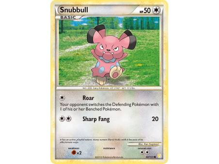 Snubbull (Reverse Holo)