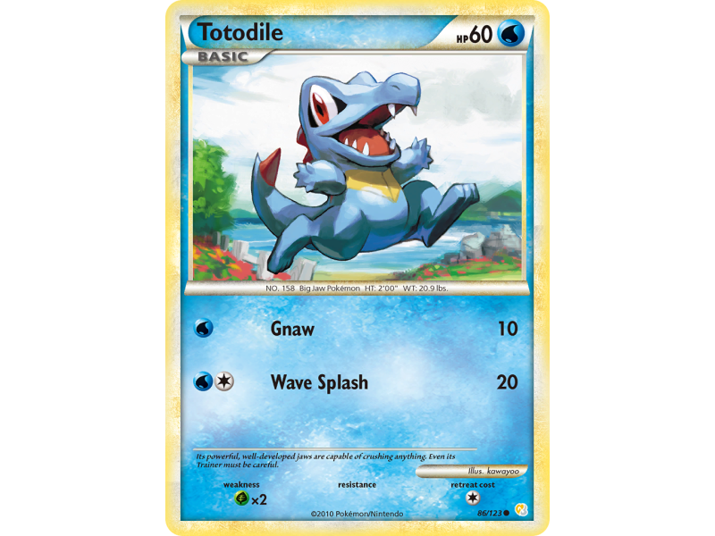 Totodile (Reverse Holo)