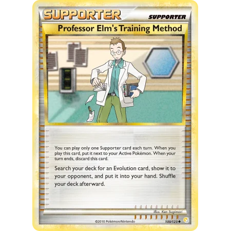 Professor Elm's Training Method (Reverse Holo)