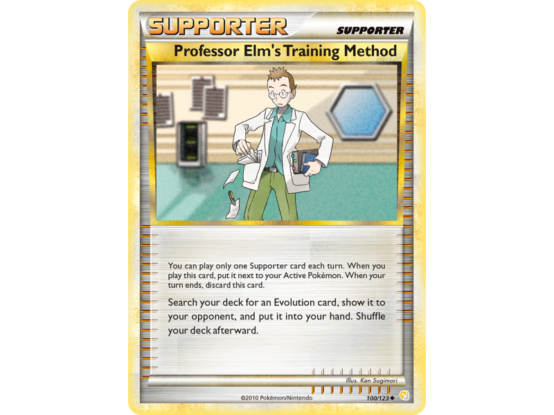 Professor Elm's Training Method (Reverse Holo)