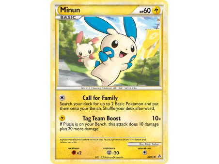 Minun (Reverse Holo)