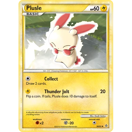 Plusle (Reverse Holo)