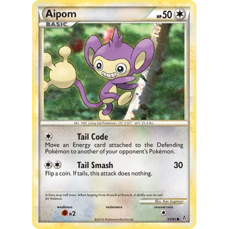 Aipom (Reverse Holo)