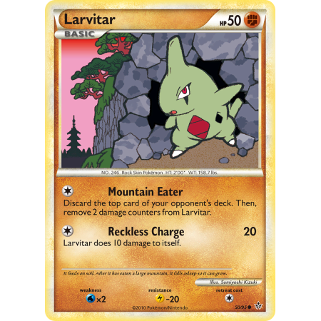 Larvitar (Reverse Holo)