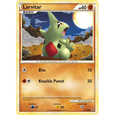 Larvitar (Reverse Holo)