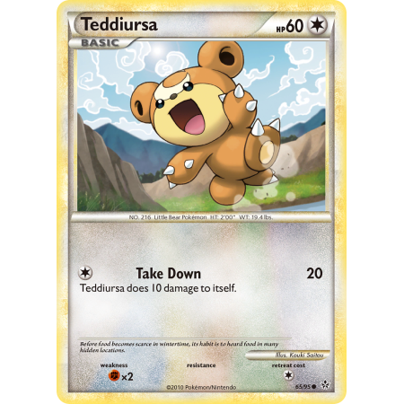 Teddiursa (Reverse Holo)