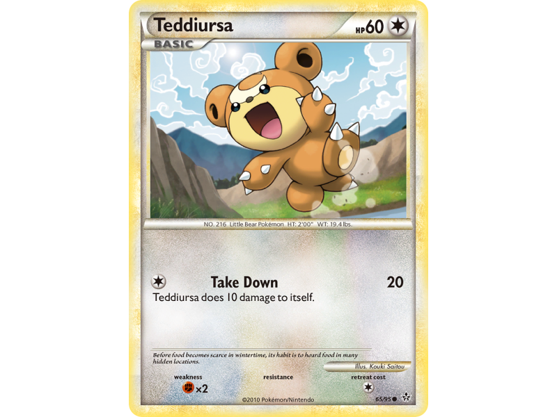 Teddiursa (Reverse Holo)