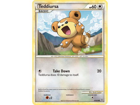 Teddiursa (Reverse Holo)