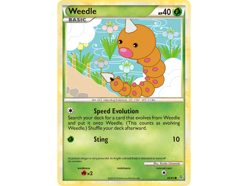 Weedle (Reverse Holo)