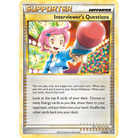 Interviewer's Questions (Reverse Holo)