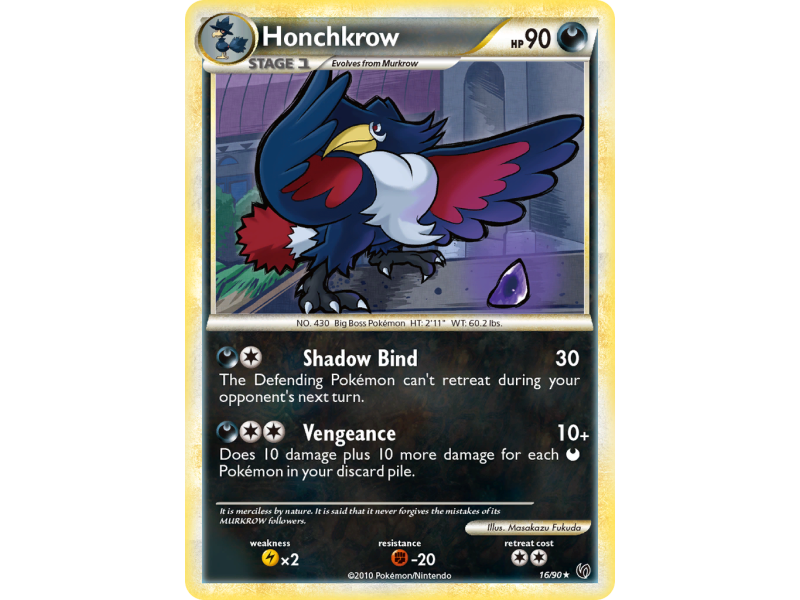 Honchkrow (Reverse Holo)