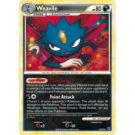 Weavile (Reverse Holo)