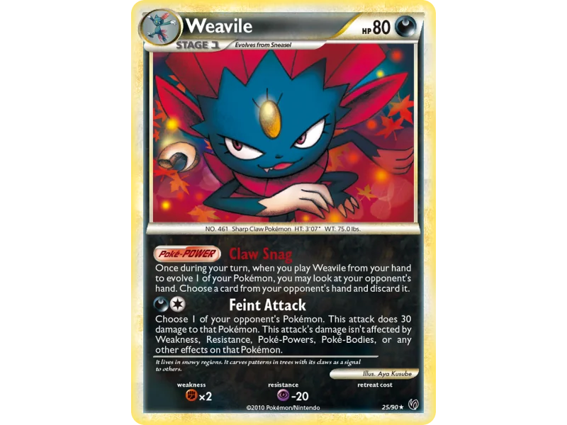 Weavile (Reverse Holo)