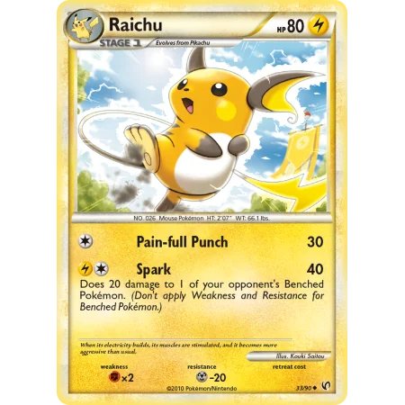 Raichu (Reverse Holo)