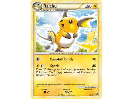 Raichu (Reverse Holo)