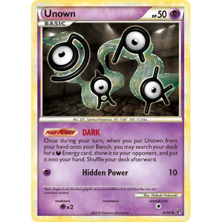 Unown (Reverse Holo)