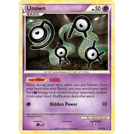 Unown (Reverse Holo)