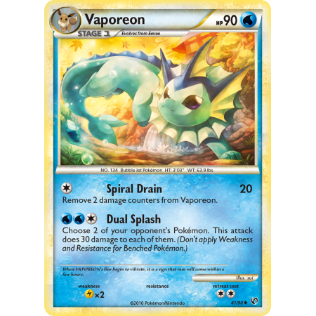 Vaporeon (Reverse Holo)