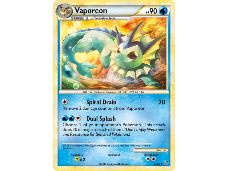 Vaporeon (Reverse Holo)