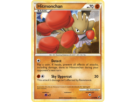 Hitmonchan (Reverse Holo)