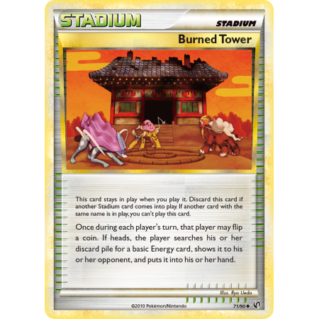 Burned Tower (Reverse Holo)