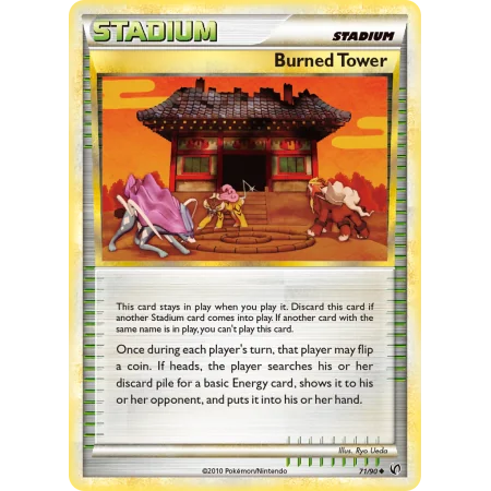 Burned Tower (Reverse Holo)