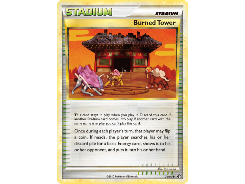 Burned Tower (Reverse Holo)