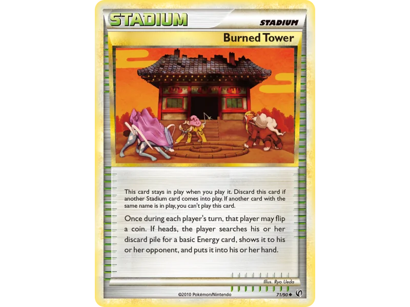 Burned Tower (Reverse Holo)