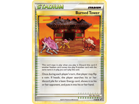 Burned Tower (Reverse Holo)