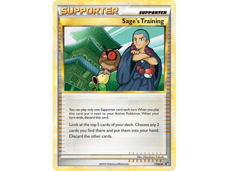 Sage's Training (Reverse Holo)