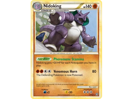 Nidoking (Reverse Holo)