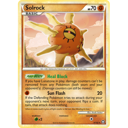 Solrock (Reverse Holo)