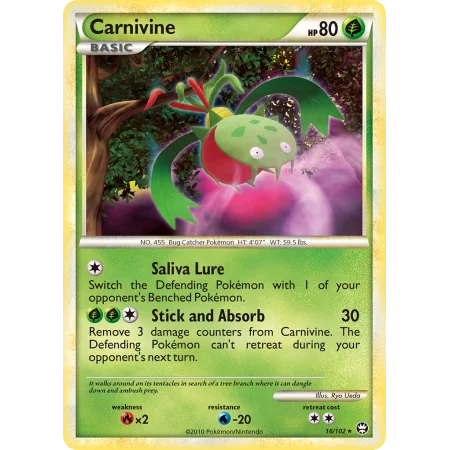 Carnivine (Reverse Holo)