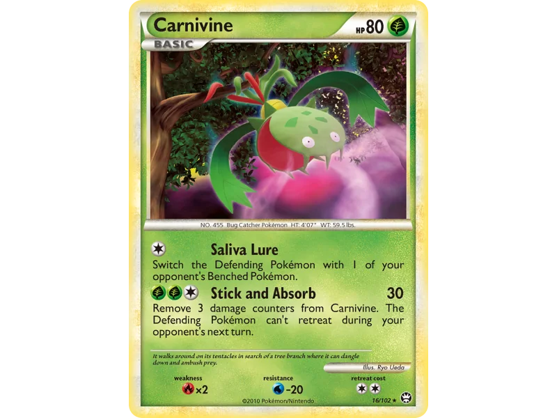 Carnivine (Reverse Holo)