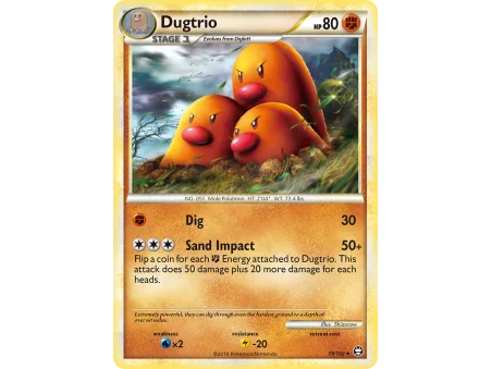 Dugtrio (Reverse Holo)