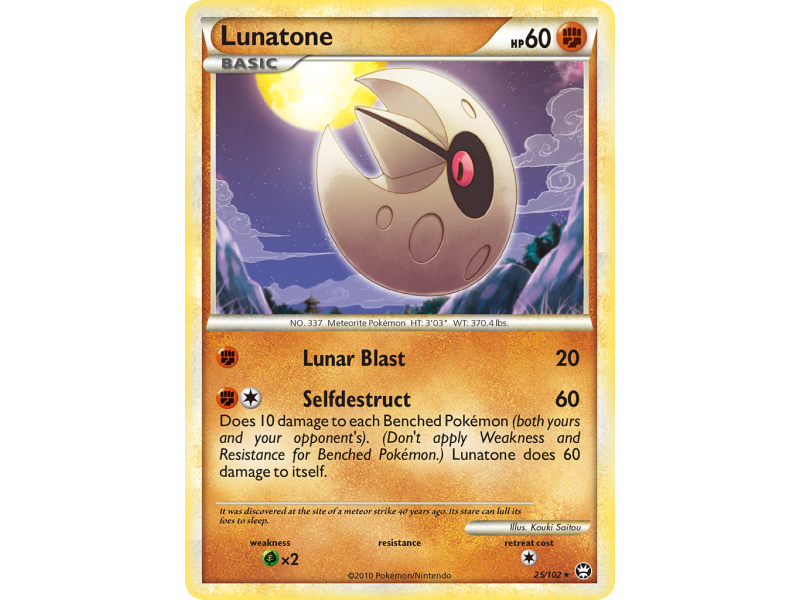 Lunatone (Reverse Holo)