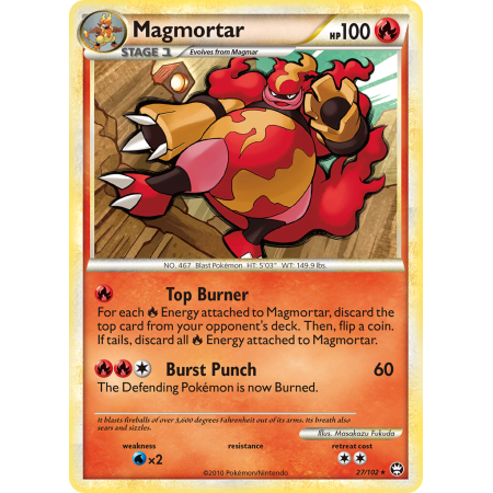 Magmortar (Reverse Holo)