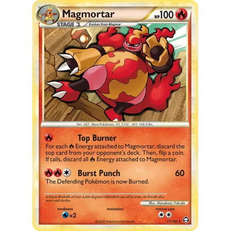 Magmortar (Reverse Holo)